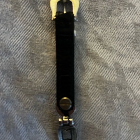 Brighton Leather And Silver Buckle Bracelet 07343 - Picture 7 of 7